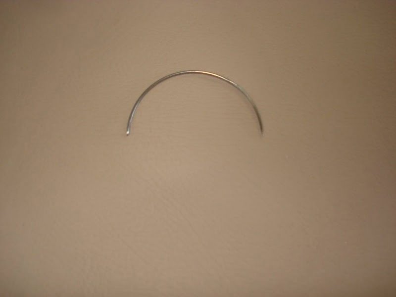 4" Leather Point Sewing Needle - 14/17  gauge