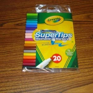 20 Color Markers (for multiple color velour)