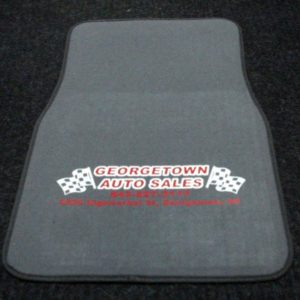 2 Piece Carpet Floor Mats w/logo - Image 1