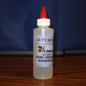 2 oz Clear Thick Solvent Velour Base Adhesive