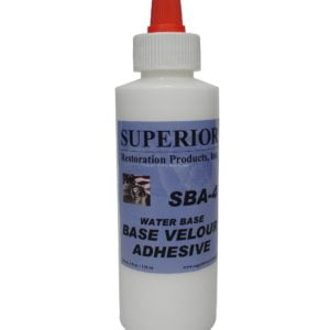 4 oz White Water Base Velour Base Adhesive