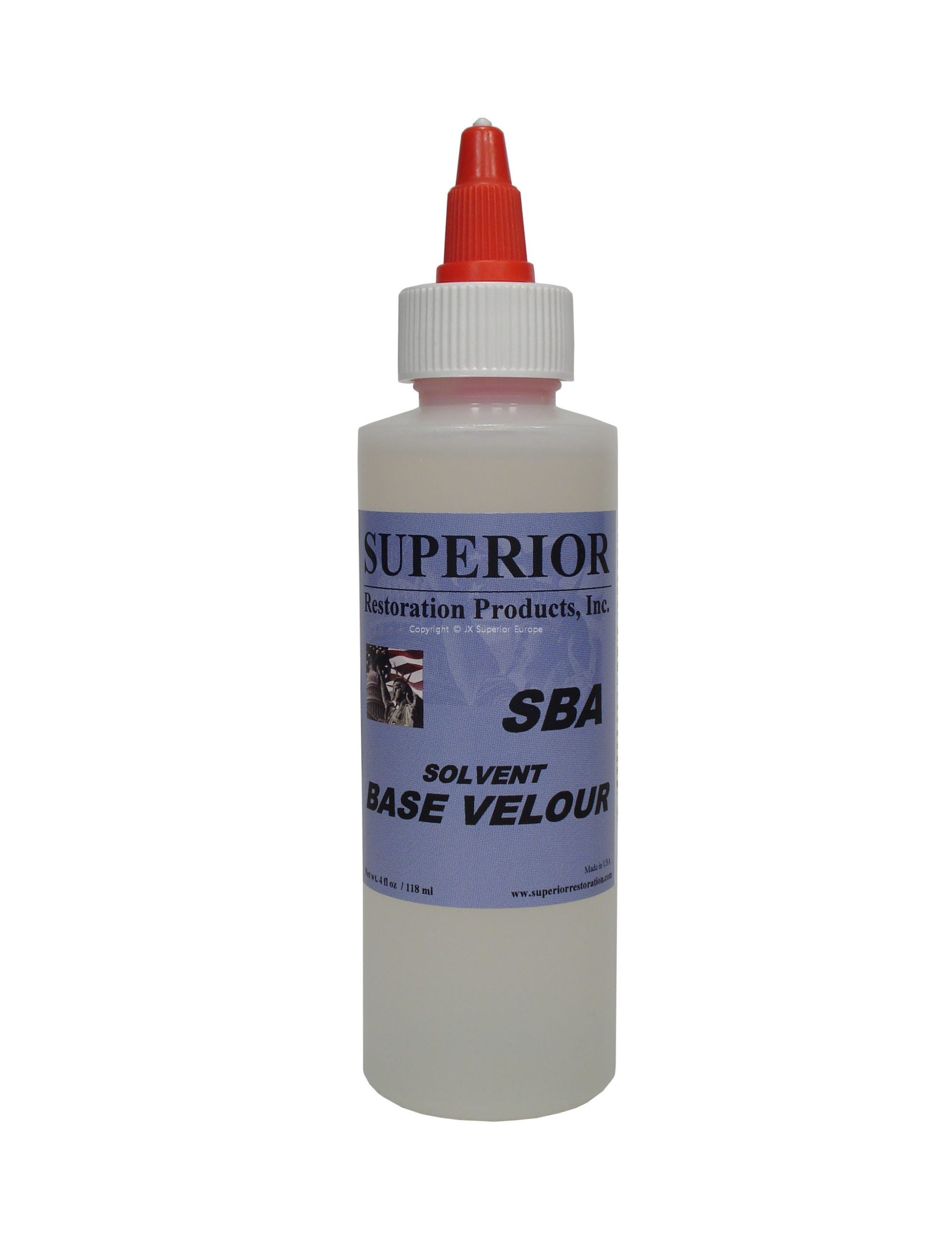 4 oz Clear Thick Solvent Velour Base Adhesive