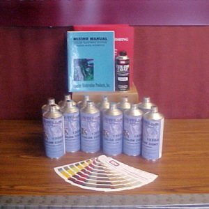 Do-It-Yourself-Vinyl Repair Kit for cat scratches and flaking