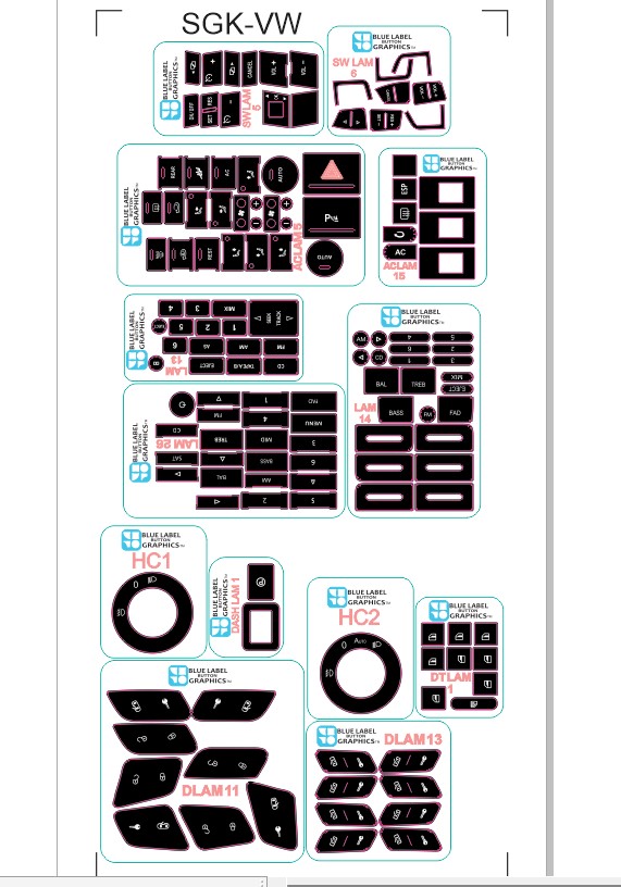 Complete VW Graphic Kit