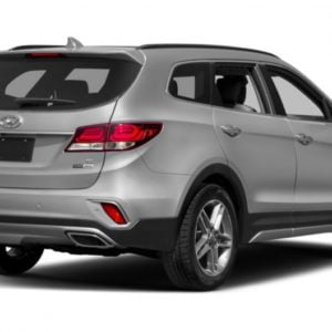 HYUNDAI SANTA FE XL 2019 - Rear Sill Plate Vinyl - Image 1