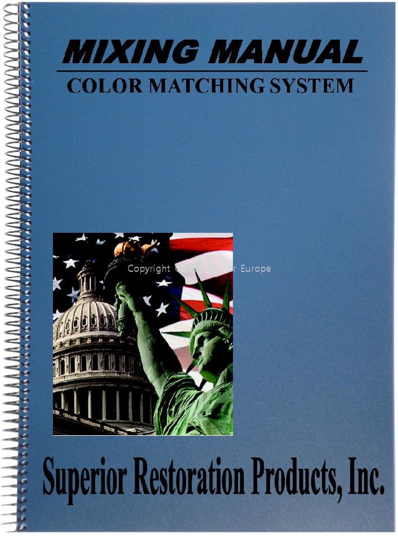 Water Base Color Matching Formula Book