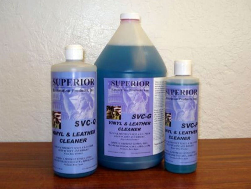 8 oz Superior Vinyl/Leather Cleaner Water Base