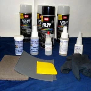 Do-It-Yourself-Vinyl Repair Kit for cat scratches and flaking