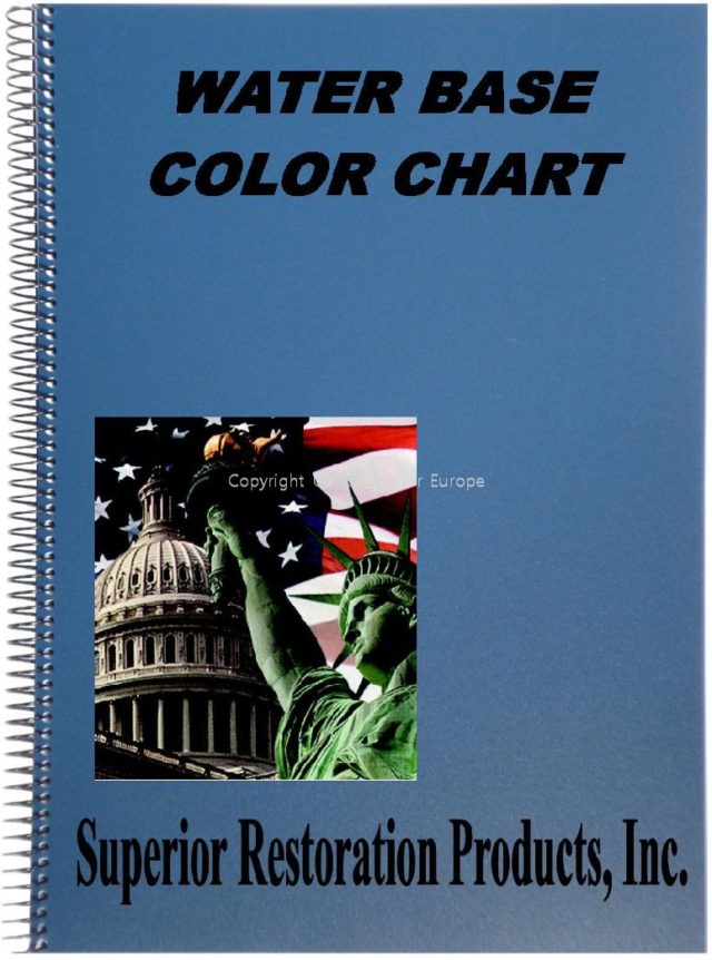 Water Base Color Chart - WBCH - Superior Restoration