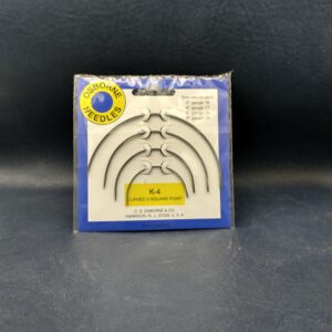 K-4 - Set of 4 Curved Diamond Point Sewing Needles