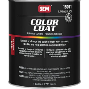 SEM 15011 - Landau Black Color Coat Mixing System - Gallon (128 oz)