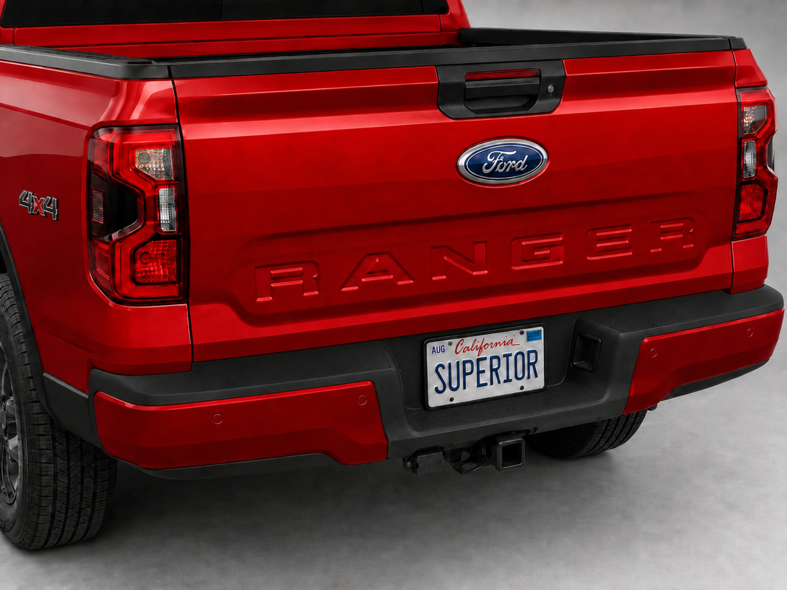 FORD RANGER 2017-2023 - Tailgate Sill Plate Vinyl FORD RANGER 2017-2023 - Tailgate Sill Plate Vinyl