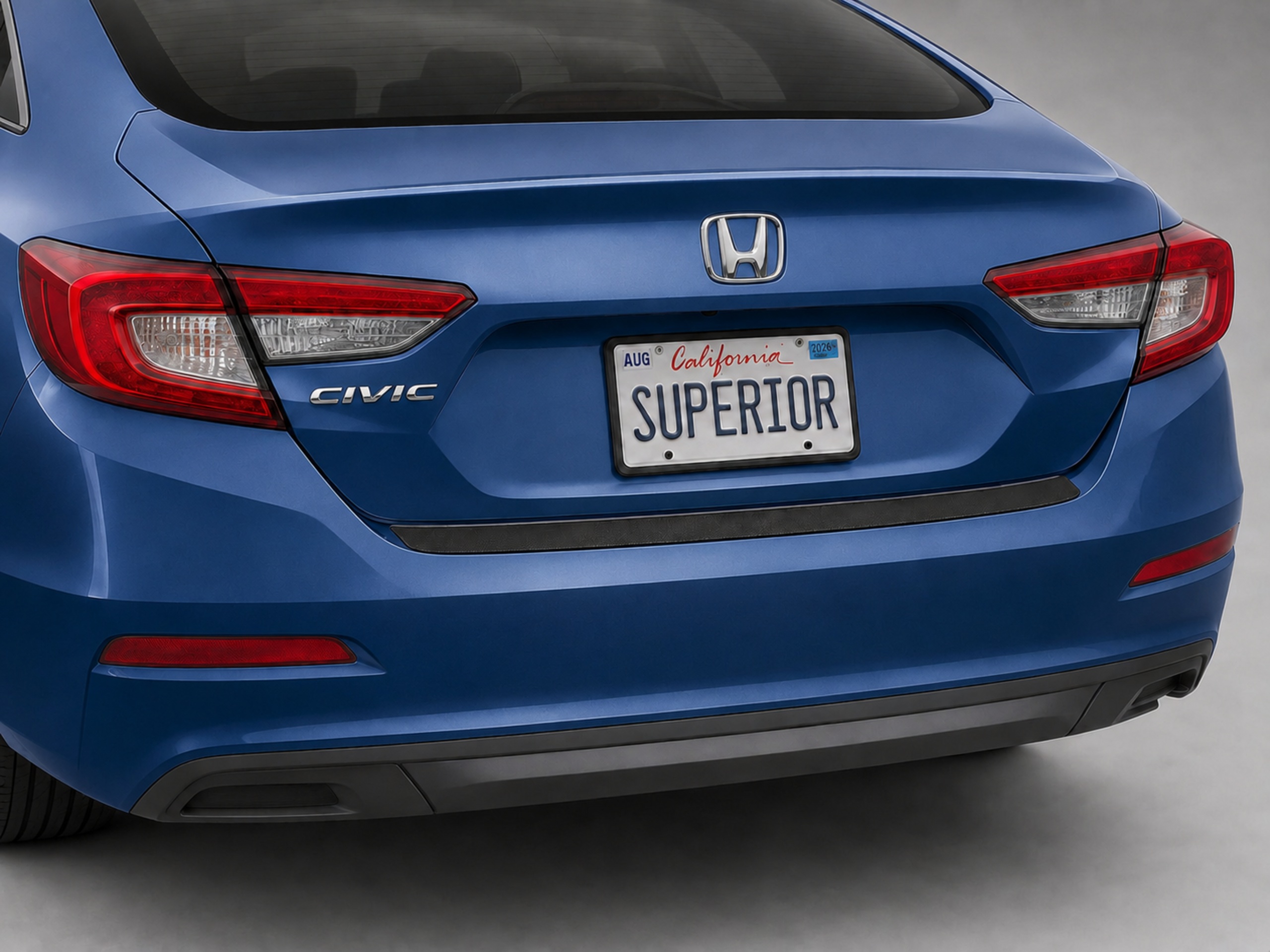 2017-2019 HONDA CIVIC - Rear Sill Plate Vinyl 2017-2019 HONDA CIVIC - Rear Sill Plate Vinyl