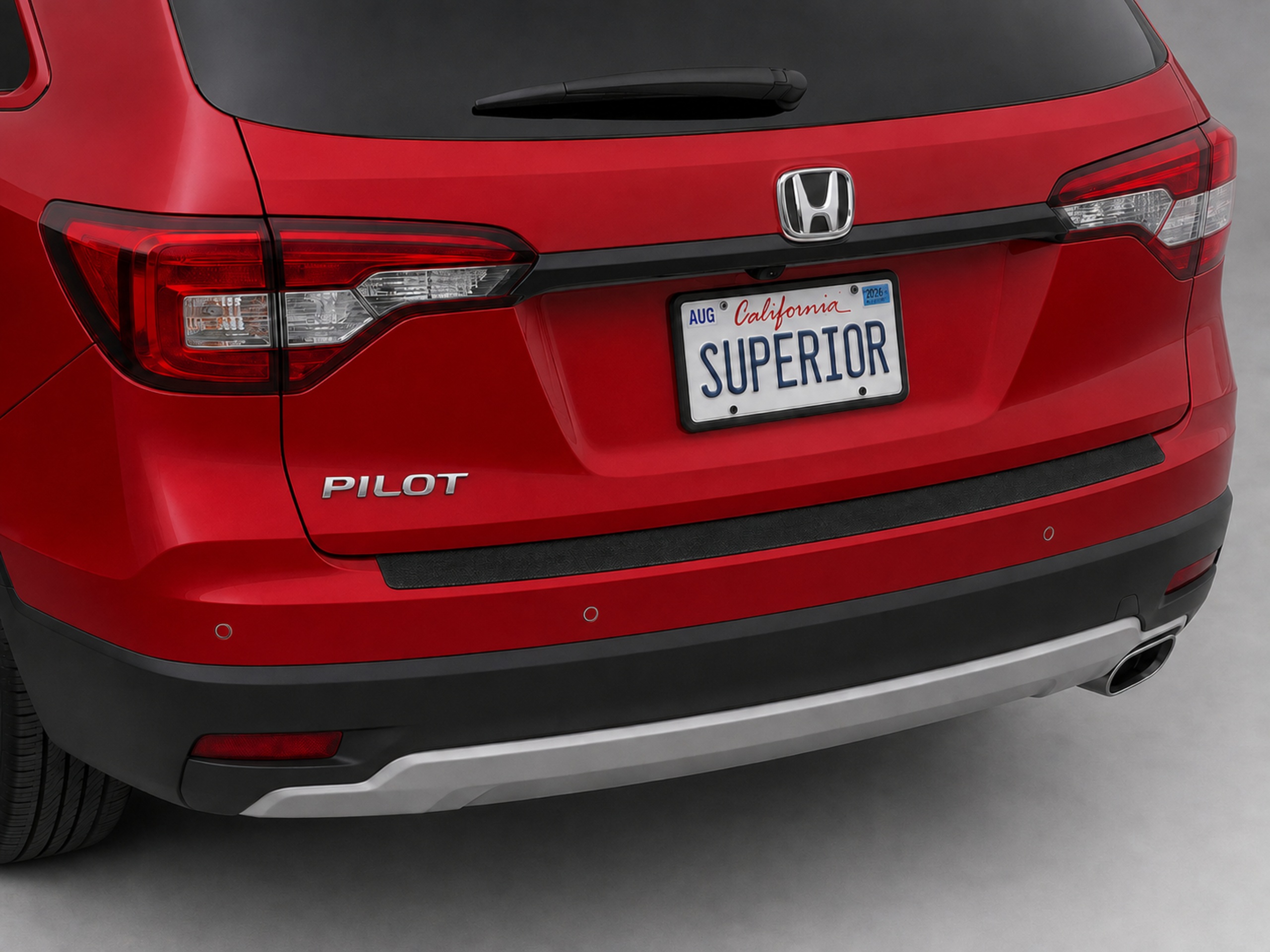 New Thicker HONDA PILOT 2016-2023 - Rear Sill Plate Vinyl New Thicker HONDA PILOT 2016-2023 - Rear Sill Plate Vinyl