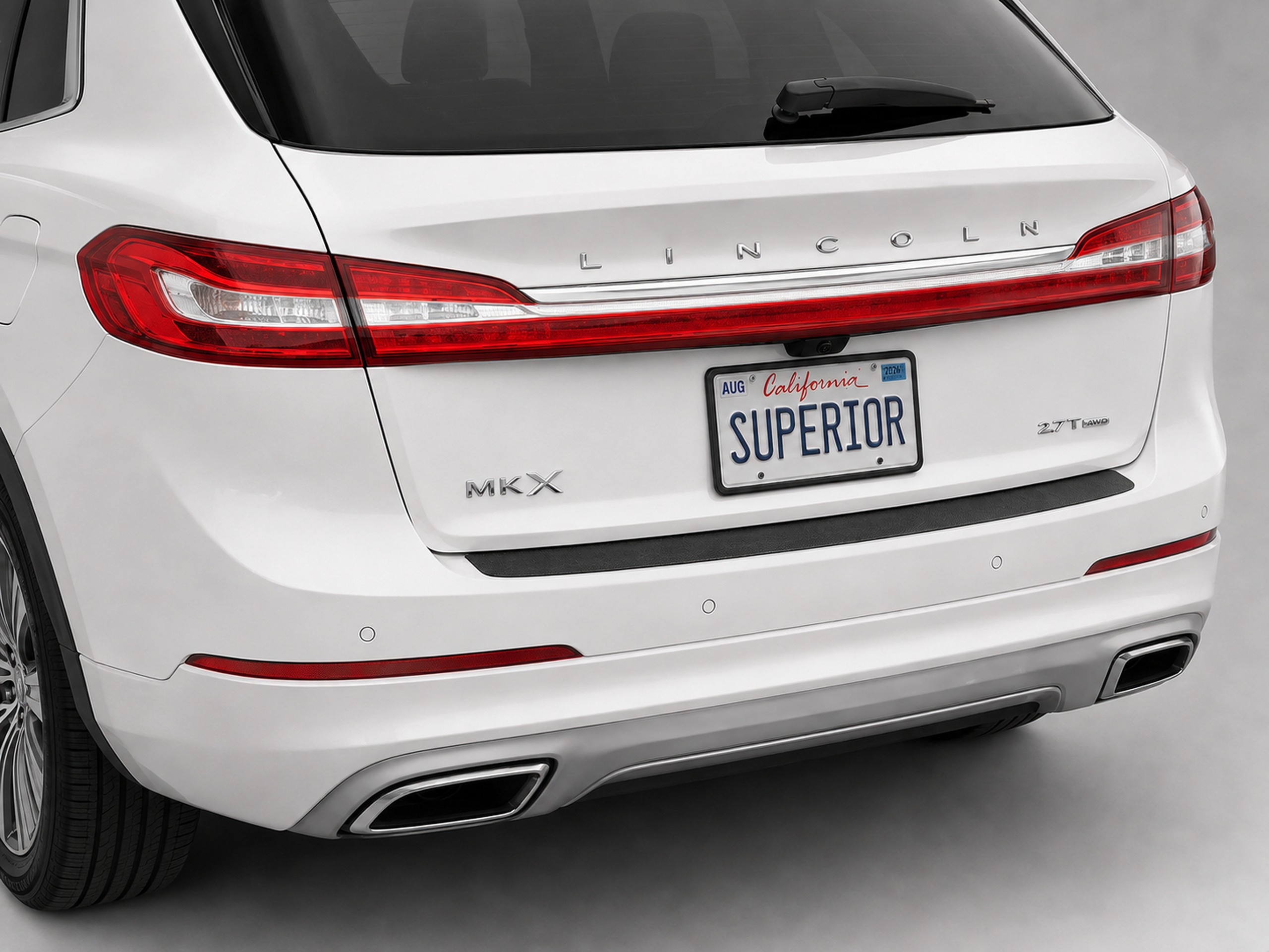2015-2022 LINCOLN MKX - Thick Rear Sill Plate Vinyl 2015-2022 LINCOLN MKX - Thick Rear Sill Plate Vinyl