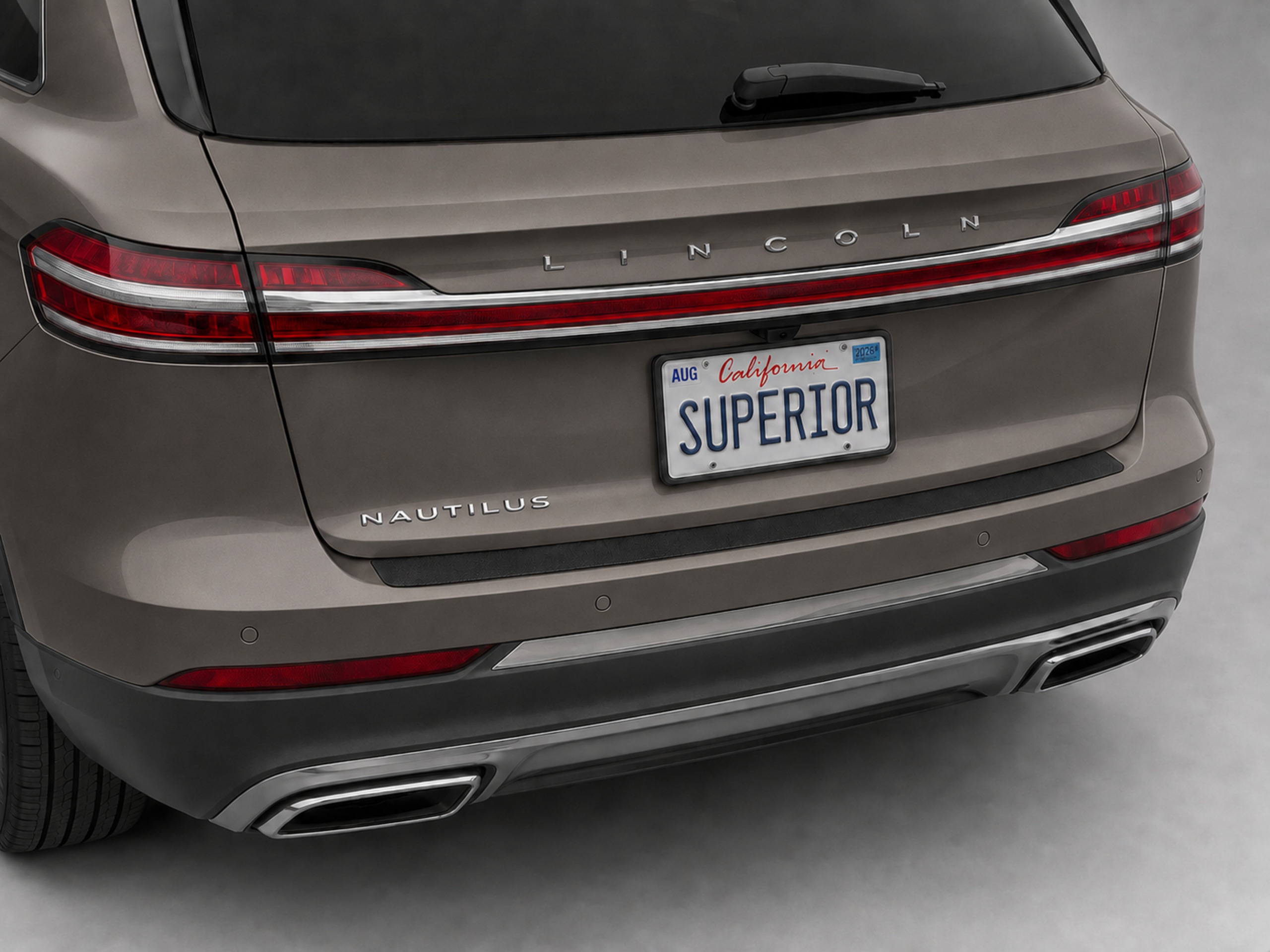 2015-2022 LINCOLN NAUTILUS - Thick Rear Sill Plate Vinyl 2015-2022 LINCOLN NAUTILUS - Thick Rear Sill Plate Vinyl