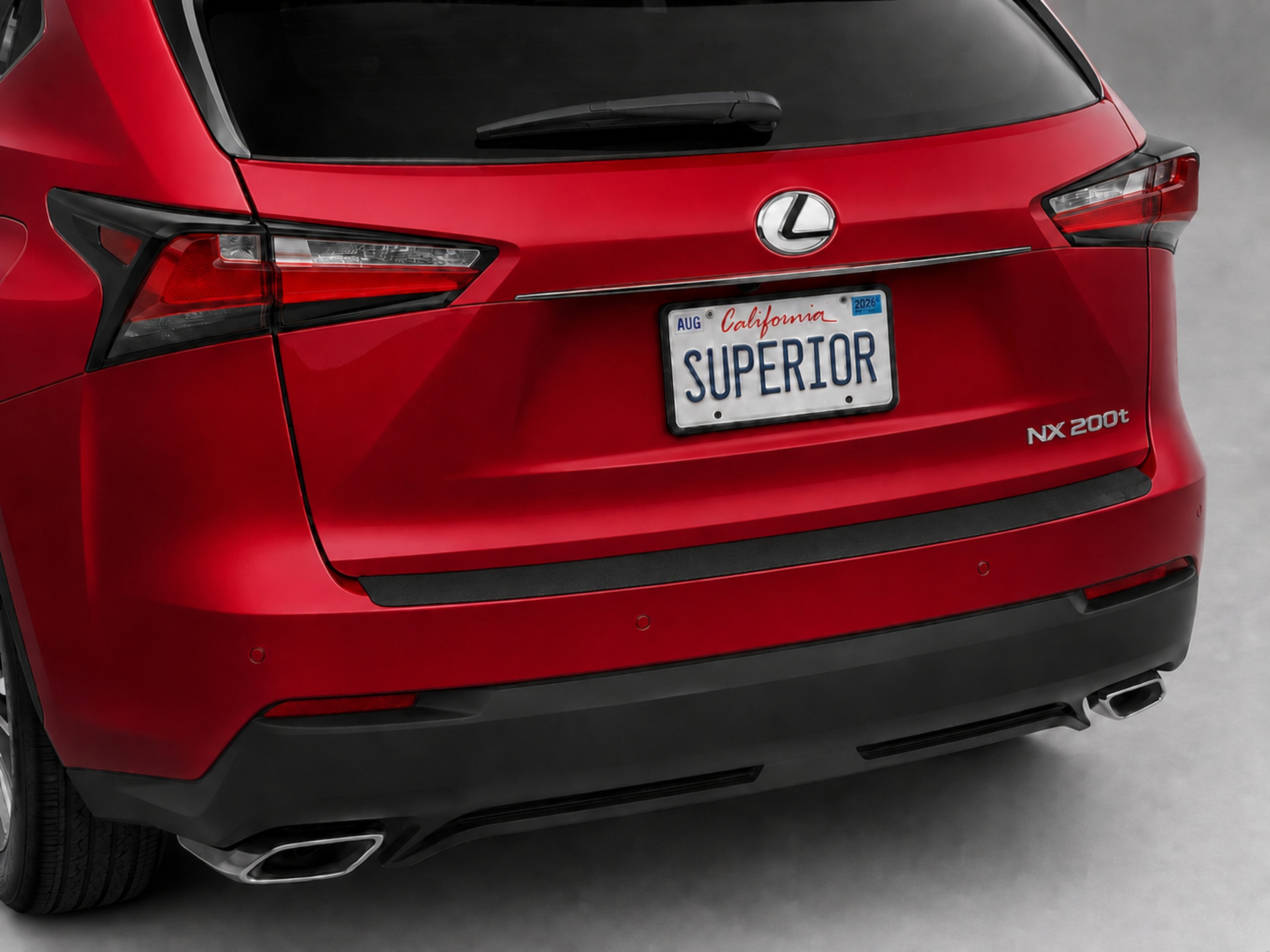 LEXUS NX200T 2016-2023 - Rear Sill Plate Vinyl LEXUS NX200T 2016-2023 - Rear Sill Plate Vinyl