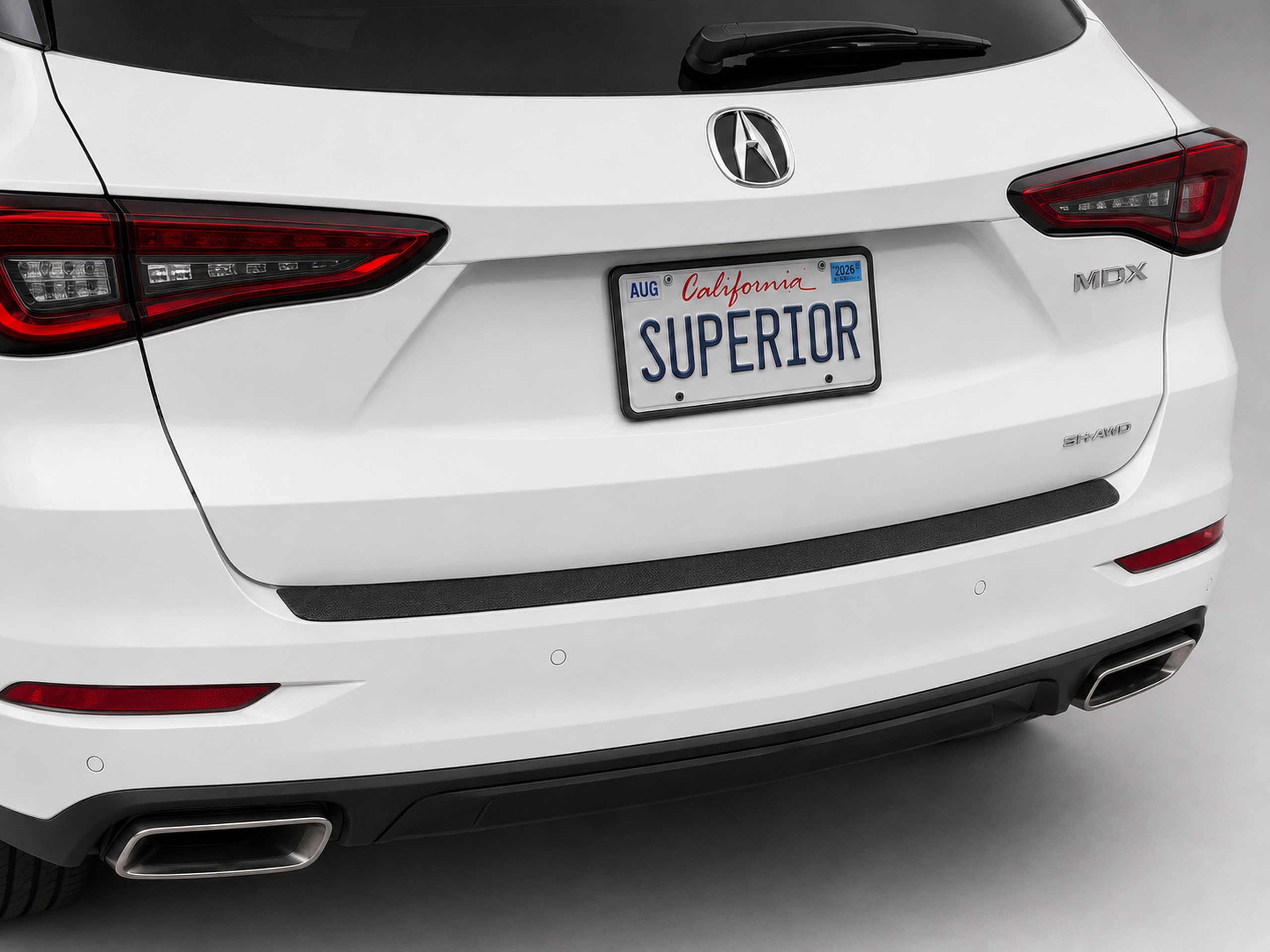 Thick Cut - ACURA MDX 2020-2023 - Rear Sill Plate Vinyl Thick Cut - ACURA MDX 2020-2023 - Rear Sill Plate Vinyl