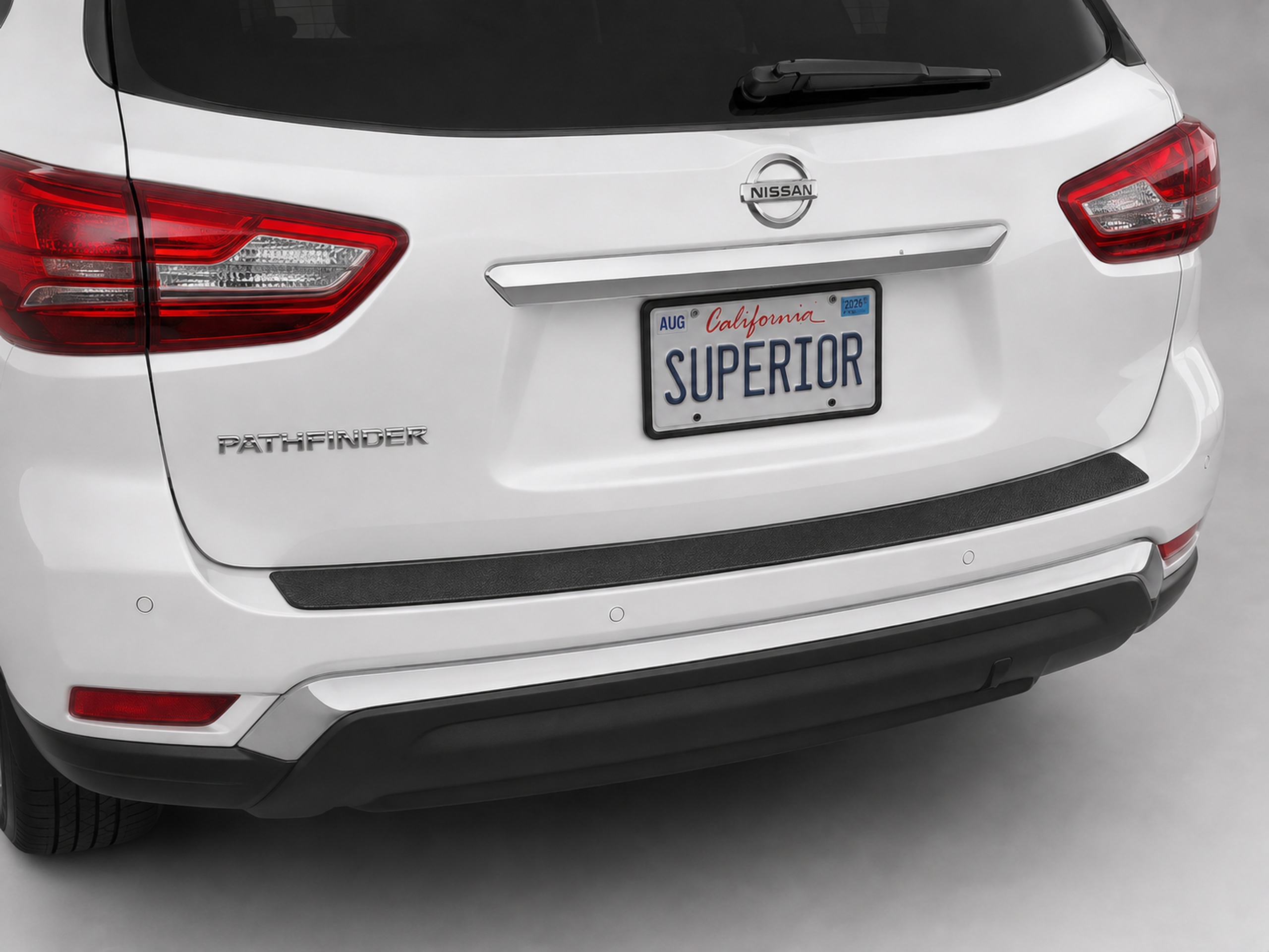 NISSAN PATHFINDER 2017-2018 - Rear Sill Plate Vinyl NISSAN PATHFINDER 2017-2018 - Rear Sill Plate Vinyl