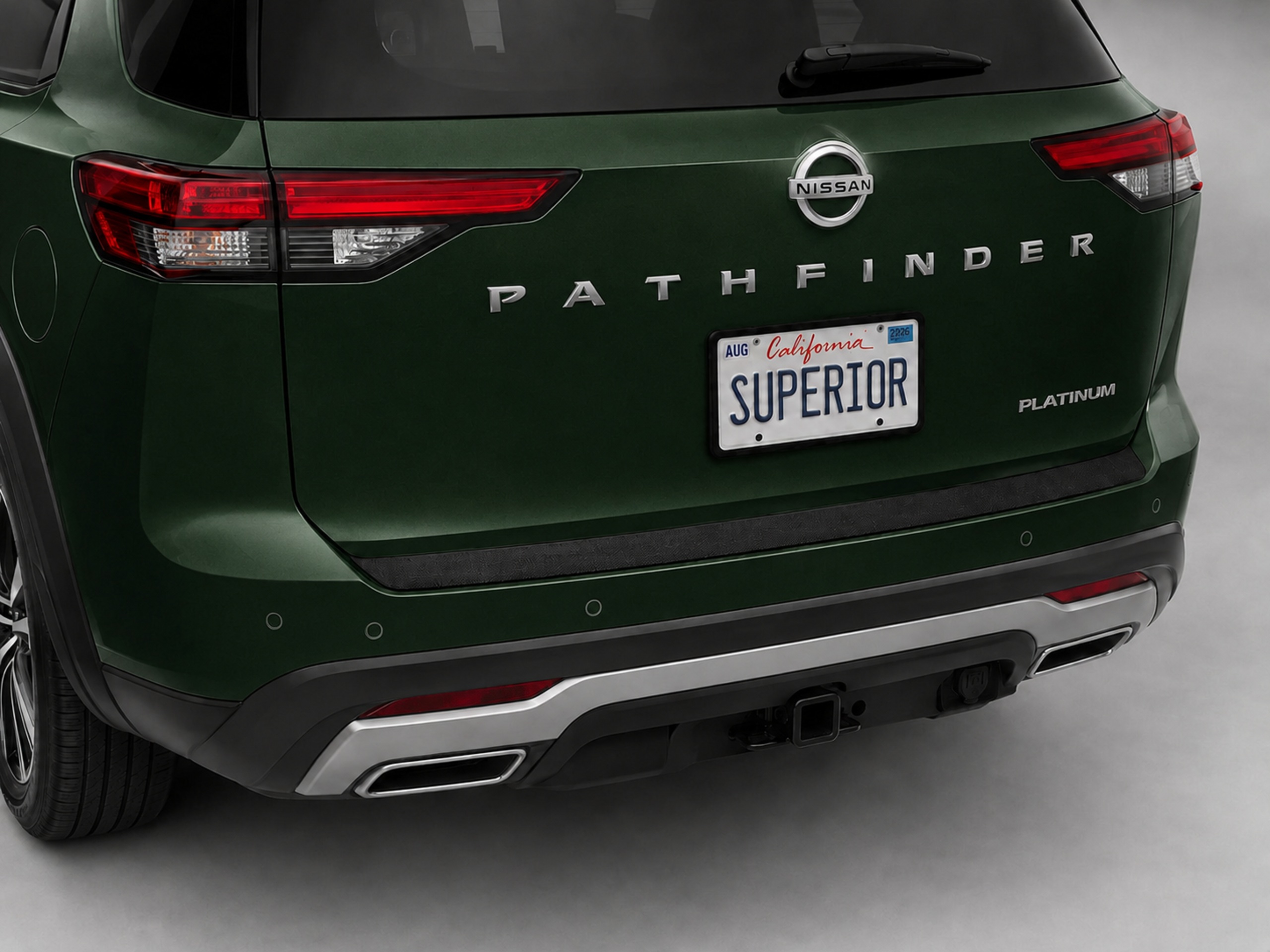 NISSAN PATHFINDER 2020-2023 - Thicker Rear Sill Plate Vinyl NISSAN PATHFINDER 2020-2023 - Thicker Rear Sill Plate Vinyl