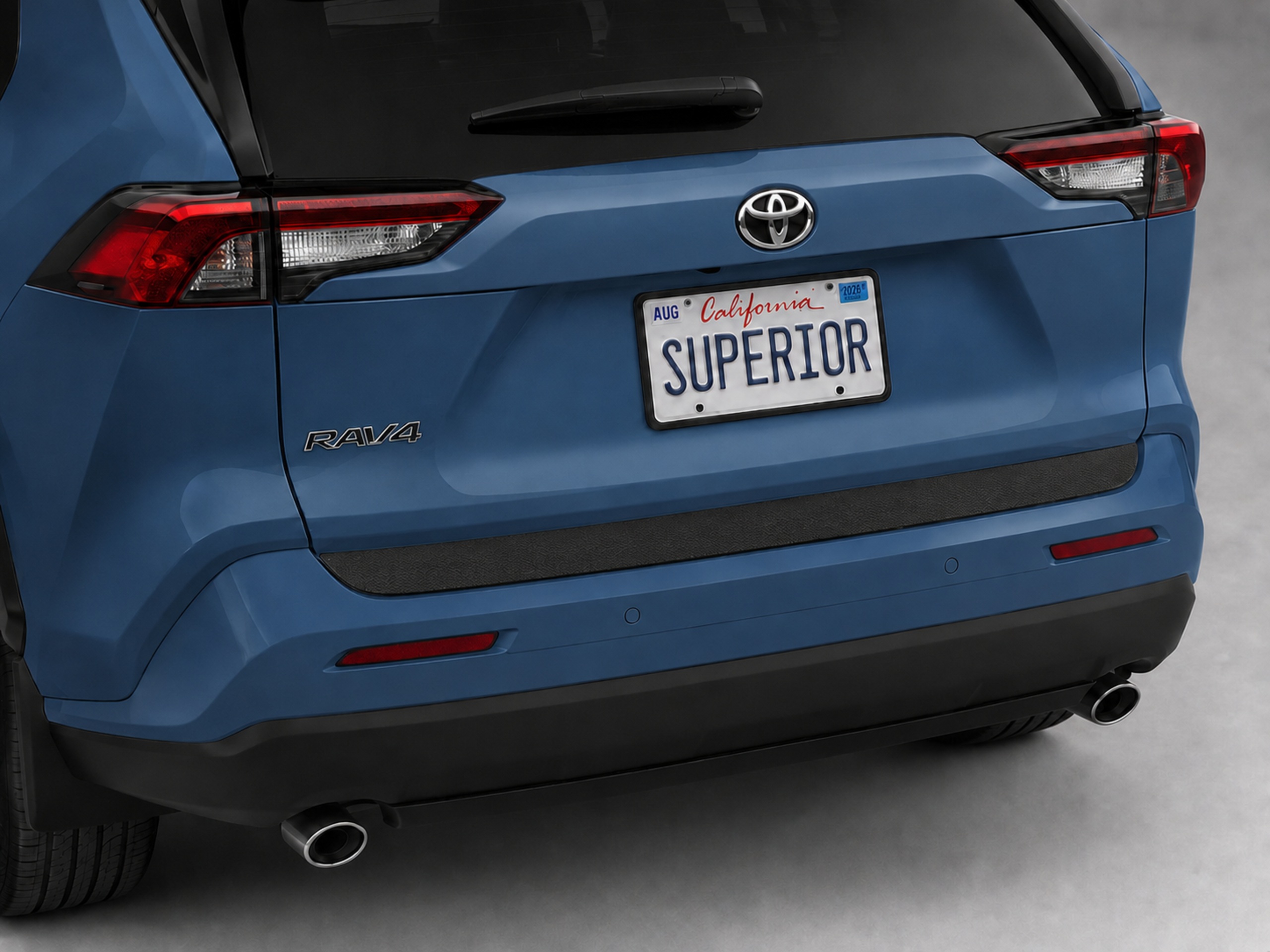Toyota Rav 4 2020-2023 - Rear Sill Plate Vinyl Toyota Rav 4 2020-2023 - Rear Sill Plate Vinyl