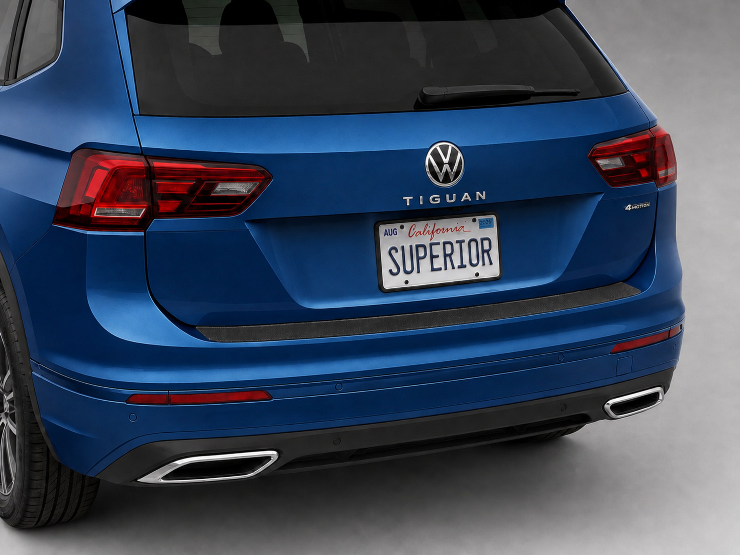Thick Cut - VW TIGUAN 2018-2023 - Rear Sill Plate Vinyl Thick Cut - VW TIGUAN 2018-2023 - Rear Sill Plate Vinyl