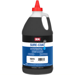 SEM 16015 - Black Sure-Coat Mixing System - 1/2 Gallon (64 oz)