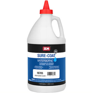 SEM 16705 - High Gloss Clear Sure-Coat Mixing System - 1/2 Gallon (64 oz)