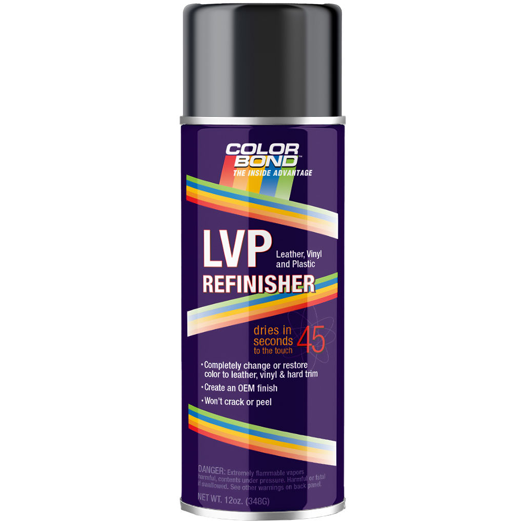 ColorBond 119 - Ford Black -  LVP (Leather, Vinyl & Hard Plastic) OE Refinisher Spray Paint - 12 oz.