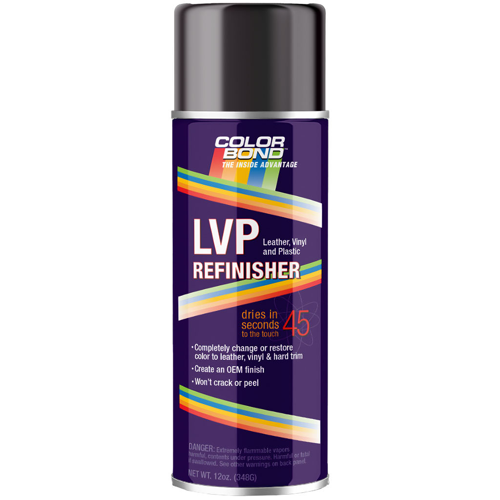 ColorBond 244 - Honda Black -  LVP (Leather, Vinyl & Hard Plastic) OE Refinisher Spray Paint - 12 oz.