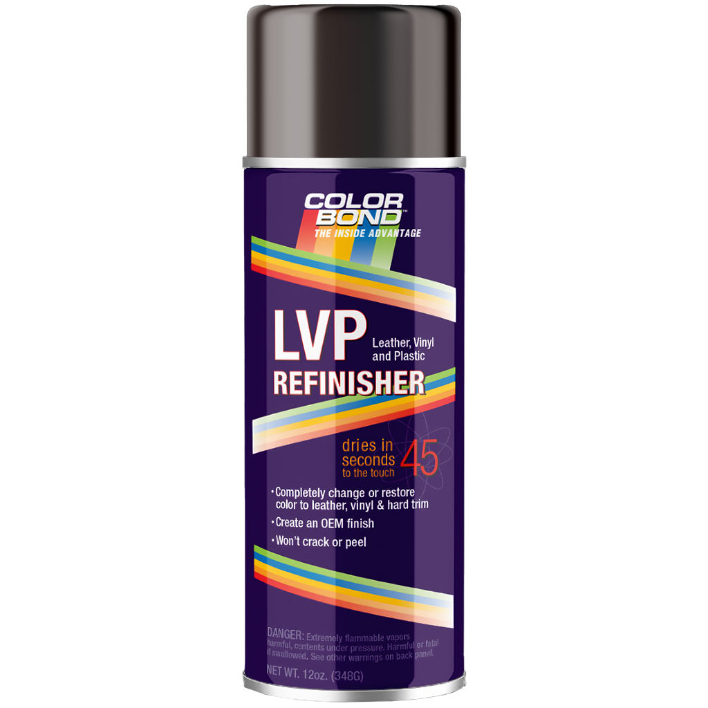 ColorBond 1504 - Harley Black - LVP (Leather, Vinyl & Hard Plastic) OE Refinisher Spray Paint - 12 oz. ColorBond 1504 - Harley Black - LVP (Leather, Vinyl & Hard Plastic) OE Refinisher Spray Paint - 12 oz.