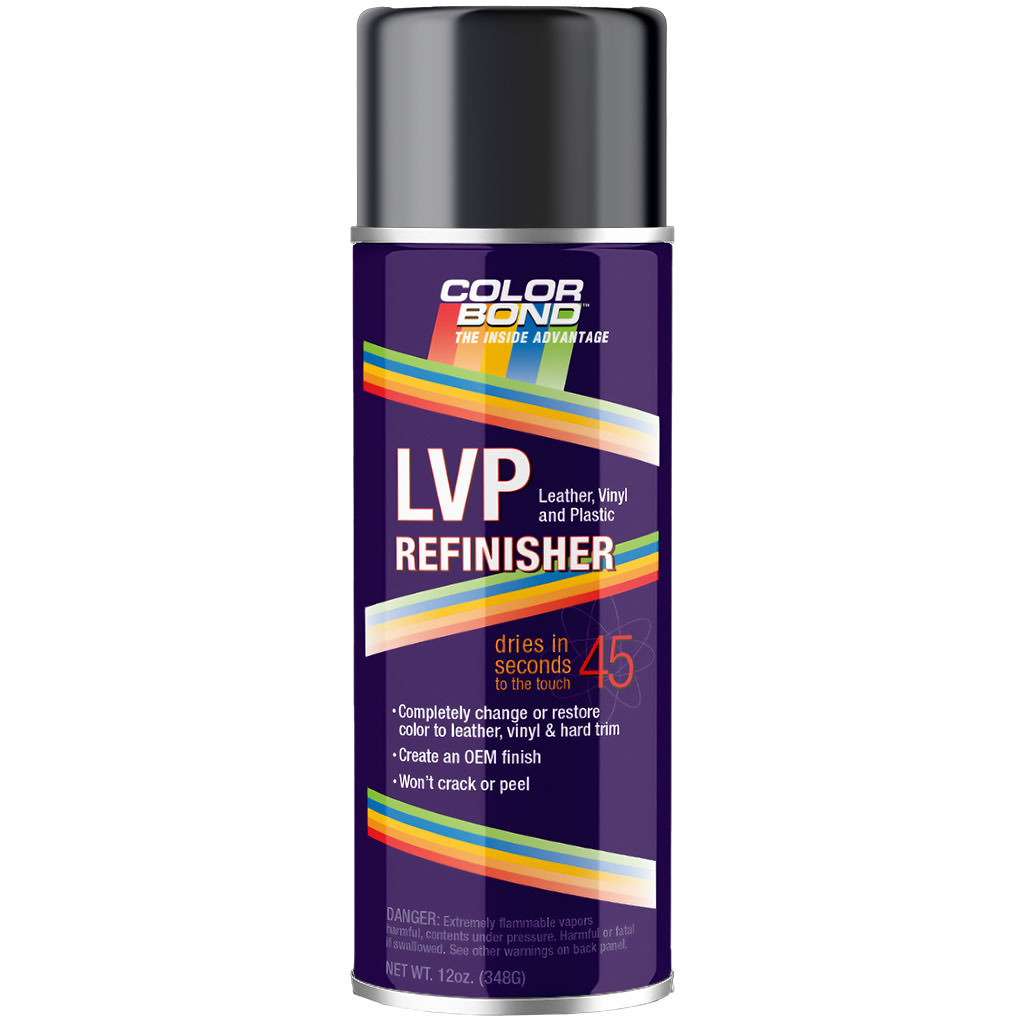 ColorBond 1916 - Cadillac Ebony -  LVP (Leather, Vinyl & Hard Plastic) OE Refinisher Spray Paint - 12 oz.