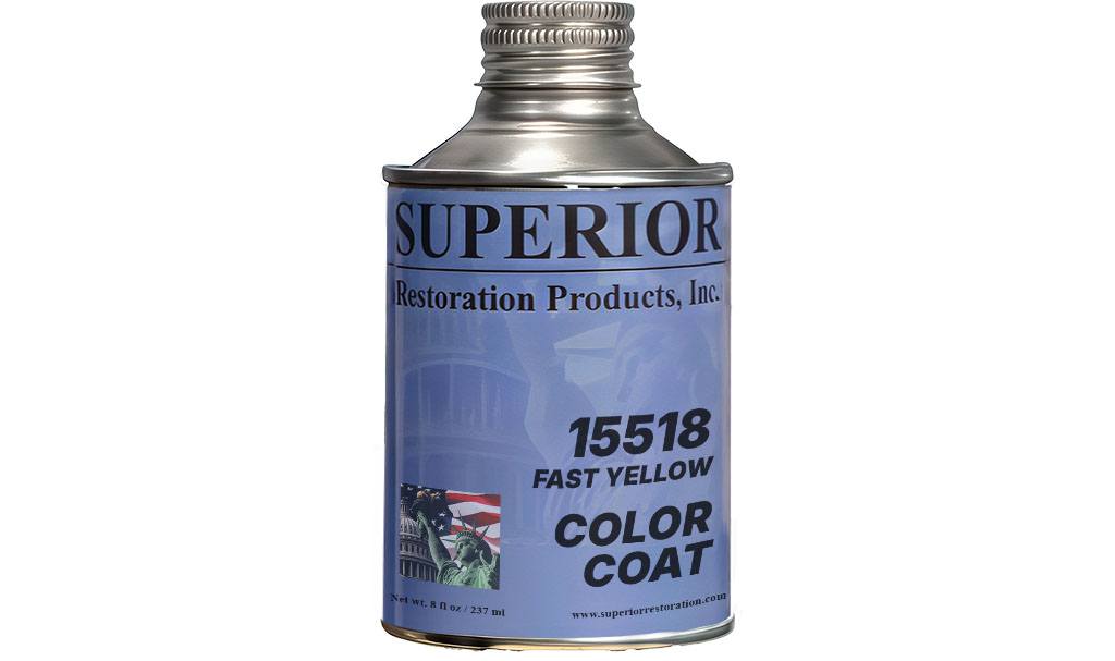 SEM 15518 - Fast Yellow Color Coat Mixing System - 1/2 Pint (8 oz)