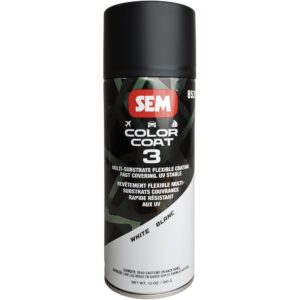 A photo of SEM 85313 - White Color Coat 3 Aerosol can