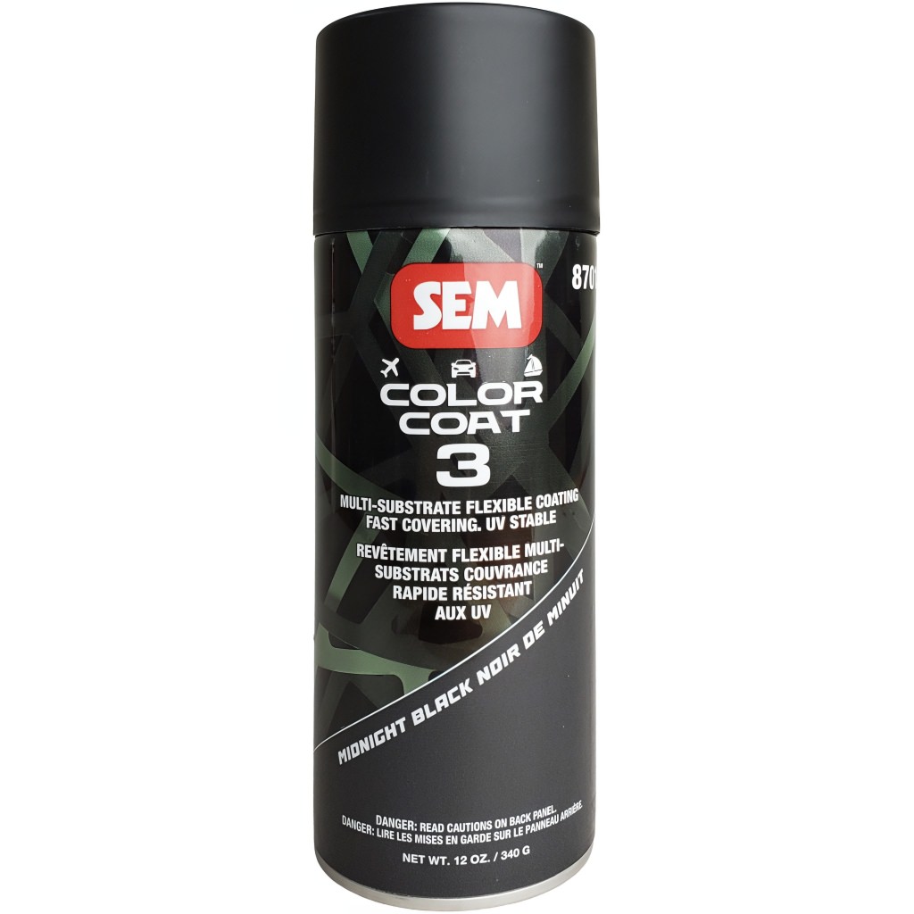 SEM 87013 - Midnight Black Color Coat 3 Aerosol