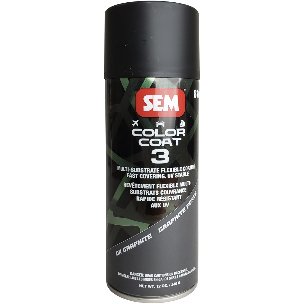 SEM 87083 - Dark Graphite Color Coat 3 Aerosol