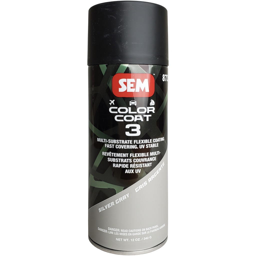 SEM 87353 - Silver Gray Color Coat 3 Aerosol
